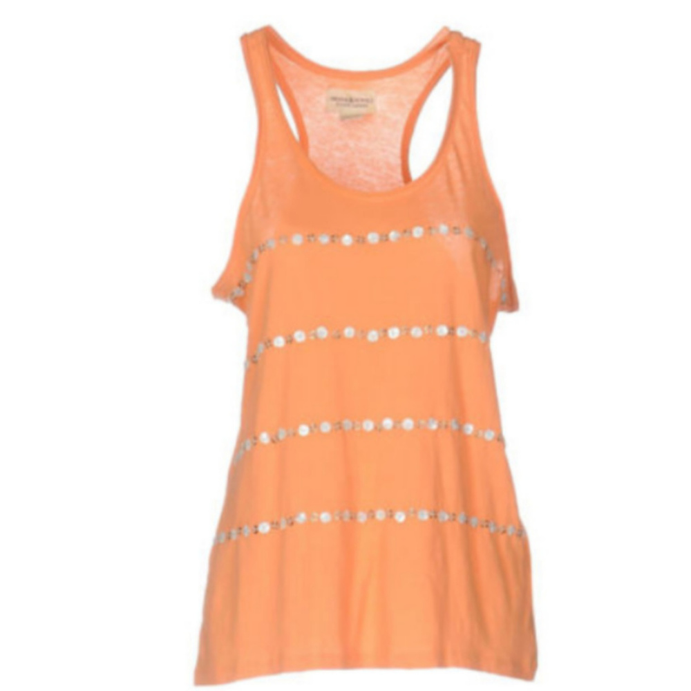 Ralph Lauren Denim & Supply Beaded Orange Tank Top - Picture 2 of 6